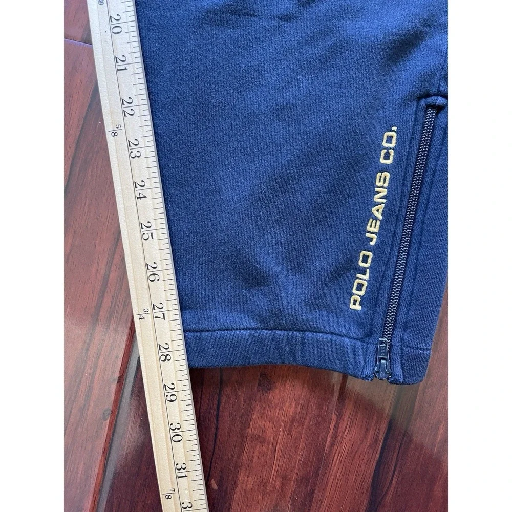 Polo Jeans‎ Company USA Navy Blue Sweatpants Men's Size Large Preowned Y2K 2000s
